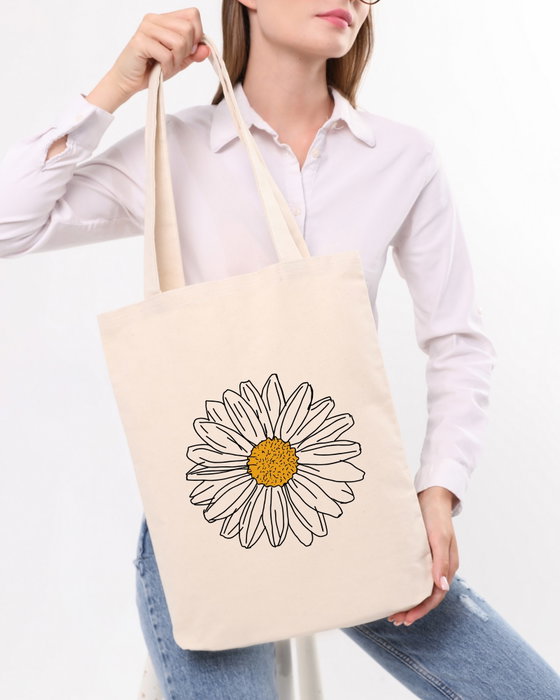 Zoozie Bags Bolso de Mano 1189, Algodón 100%, Crema, 35 x 40 x 8 cm